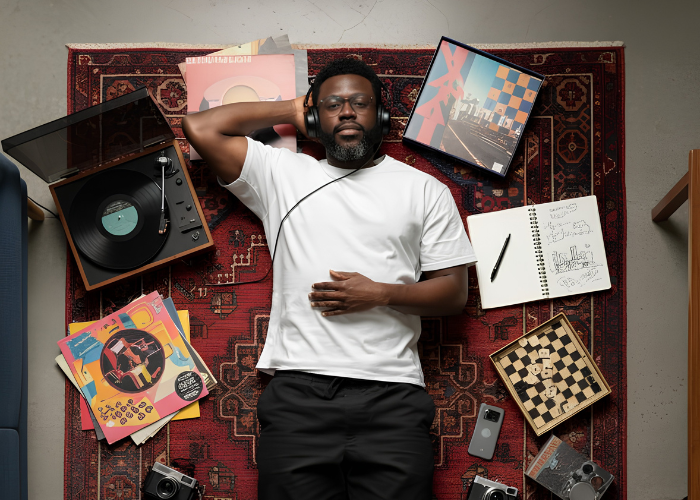 Moment partagé autour du vinyle